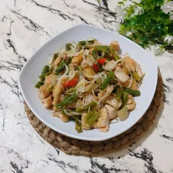 Tumis Kacang Panjang Tahu Tauge
