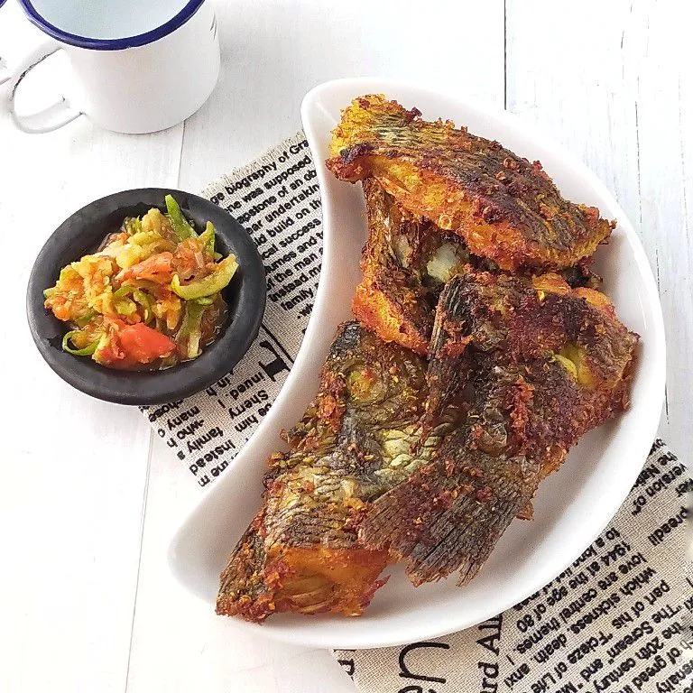 Ikan Mujair Goreng Sambal Gandaria