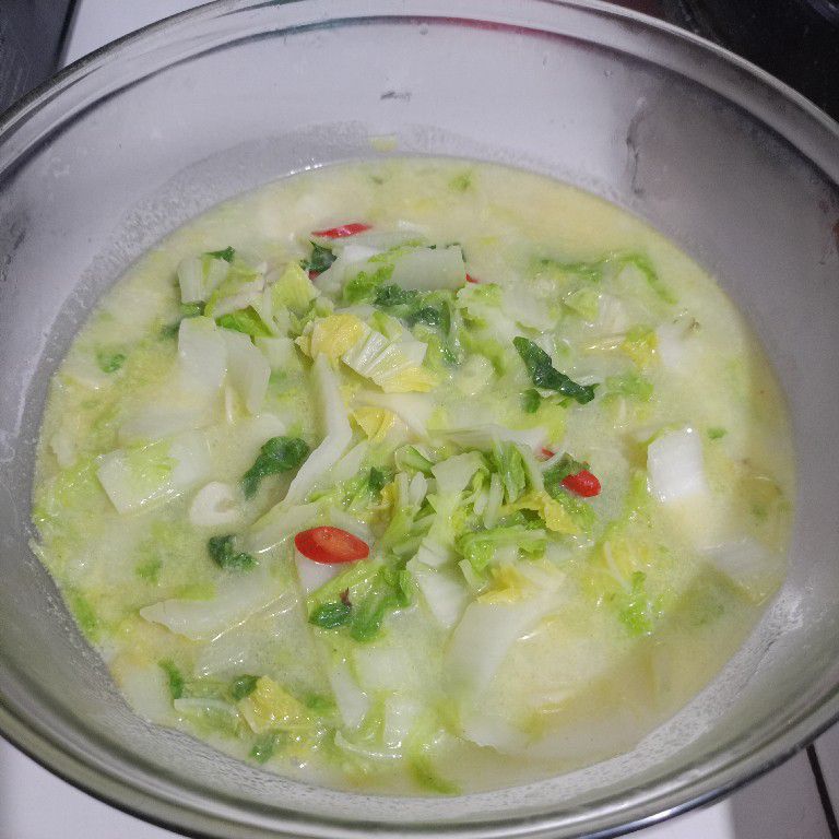 Resep Sawi Putih Kuah Santan Sederhana Rumahan Di Yummy App