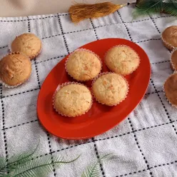 Bluder Cupcake Keju Panggang