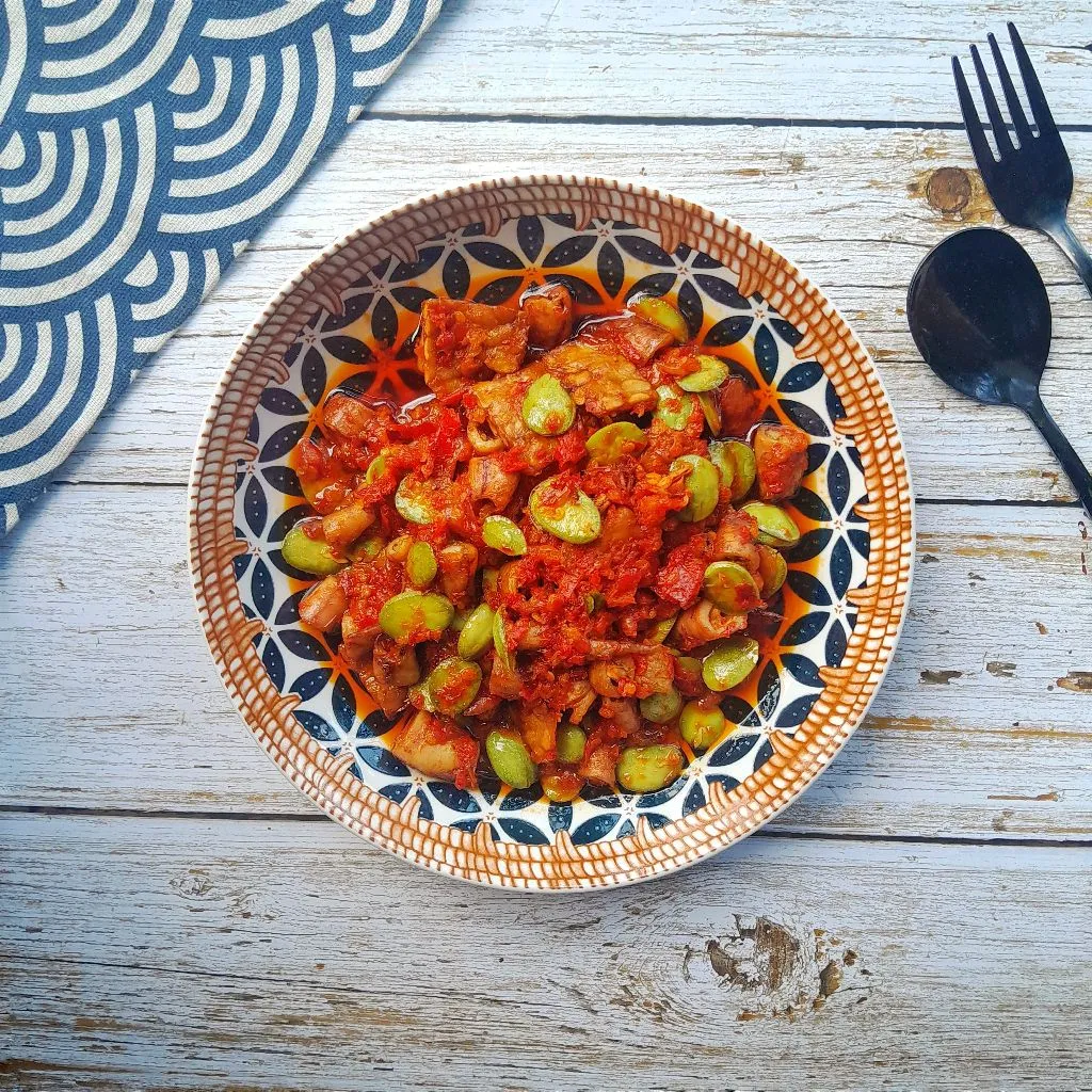 Sambal Cumi Pete Tempe