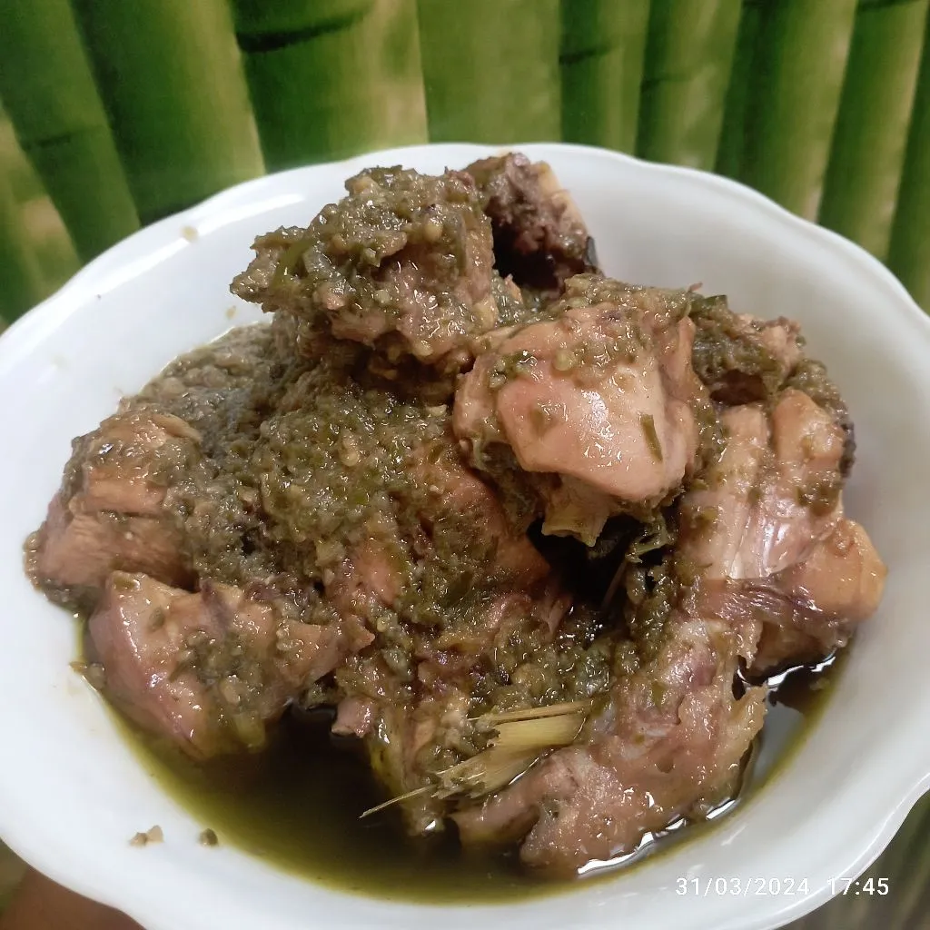 Ayam Lado Hijau (Ayam Cabe Hijau)