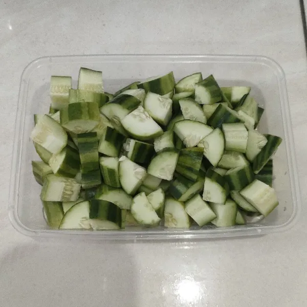 Siapkan Krai yang sudah dipotong.