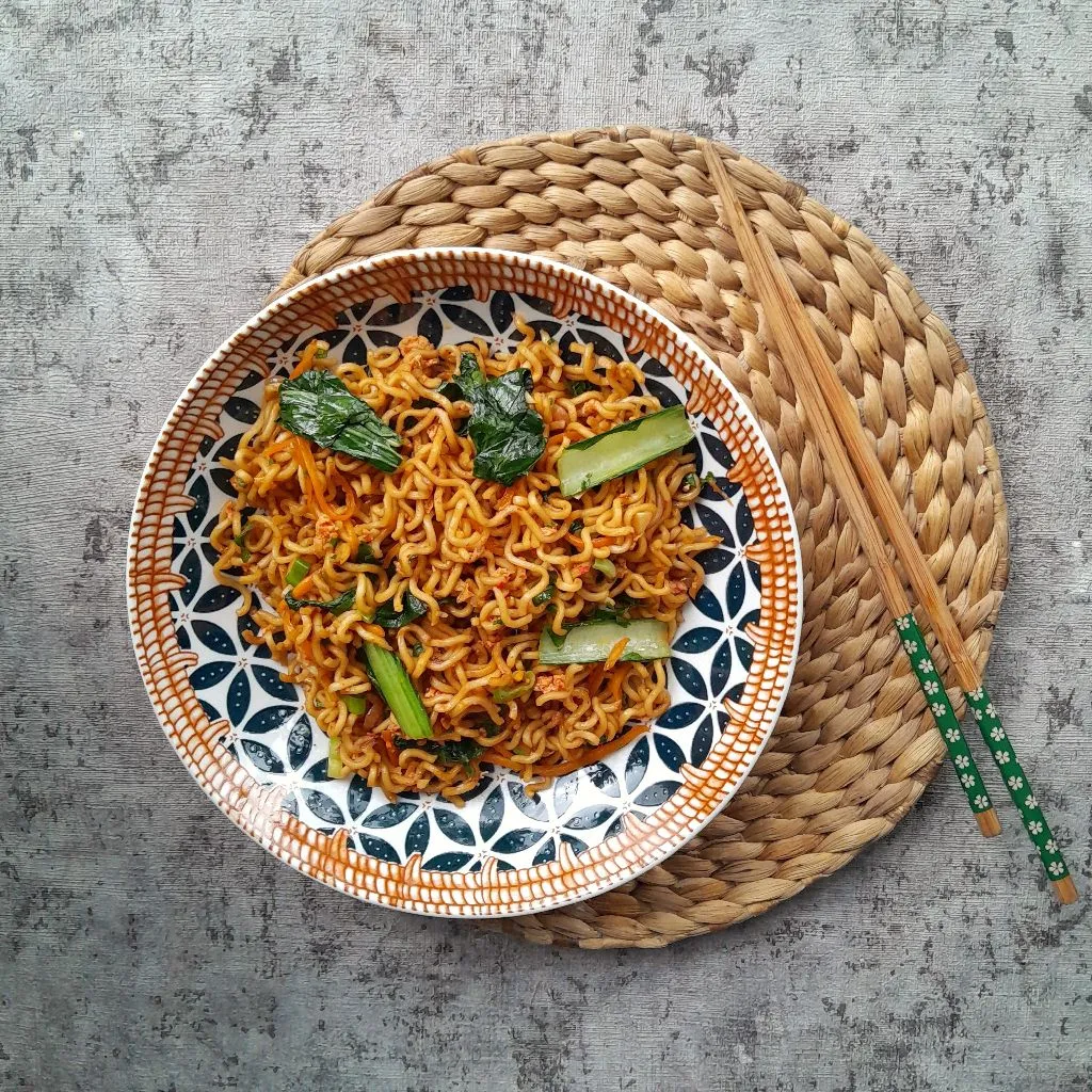 Mie Goreng Putih Telur Orak Arik