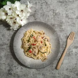 Spaghetti Jamur Pedas