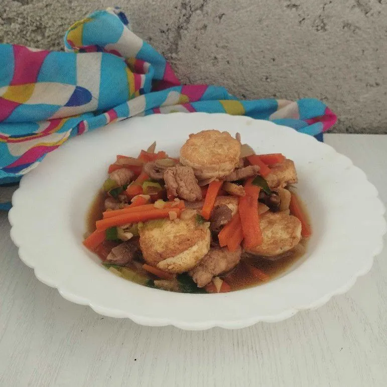 Tumis Tofu Ayam Kecap