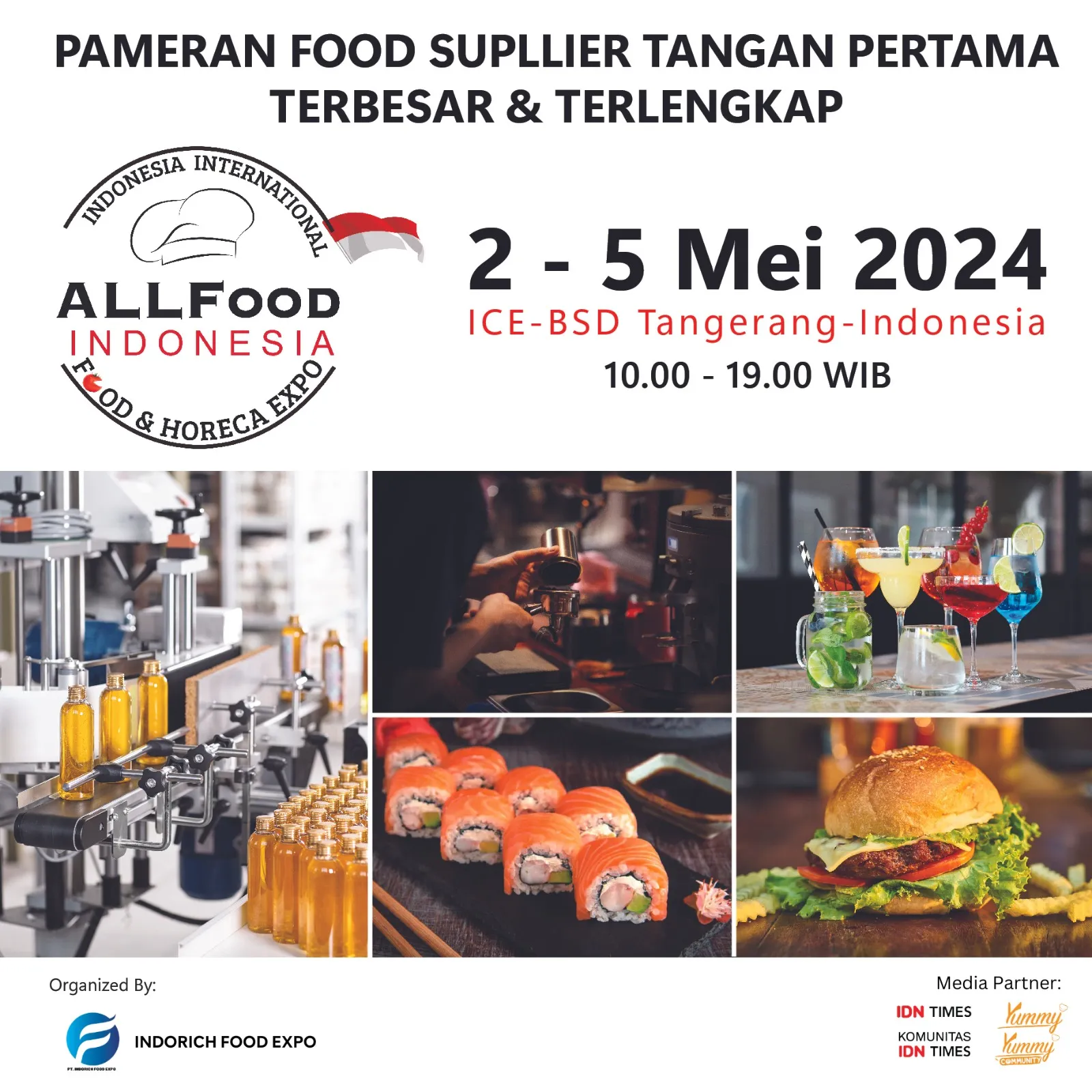AllFood Indonesia 2024! Pameran Food Supply Terlengkap