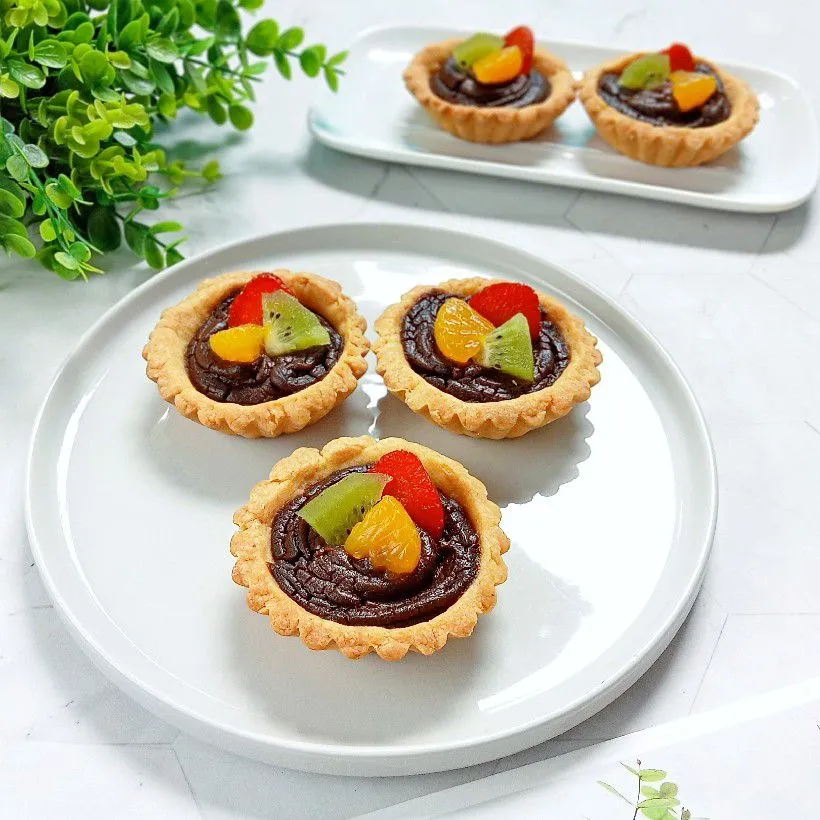 Pie Buah Vla Cokelat