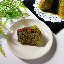 Steamed Matcha Cake