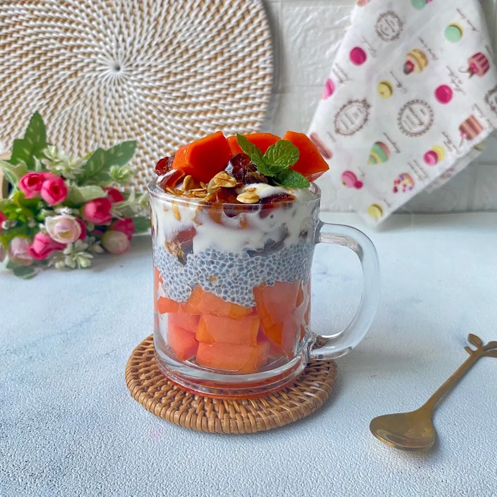 Pepaya Kurma Parfait