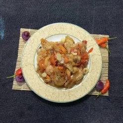 Tumis Udang Pedas
