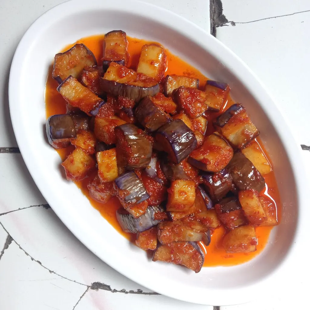 Balado terong kentang