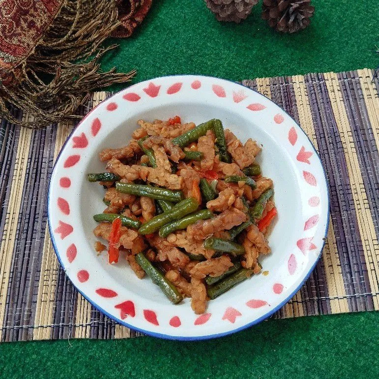 Oseng Tempe Kacang Panjang