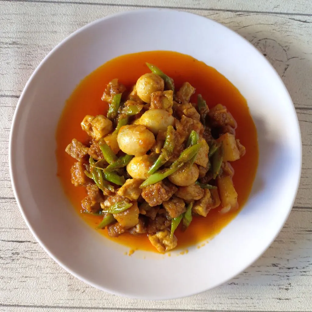 Sambal Goreng Tahu,Tempe,Telur