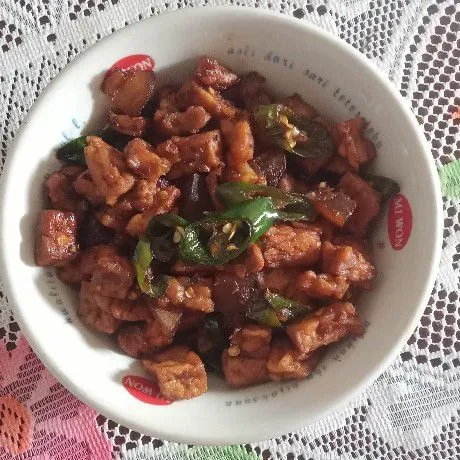 Oseng Cecek Tahu Tempe