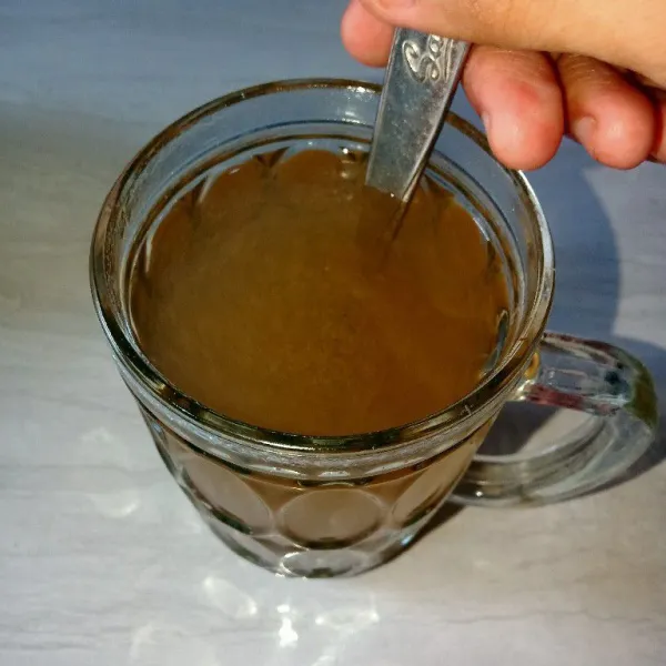 Wedang asem siap di minum.