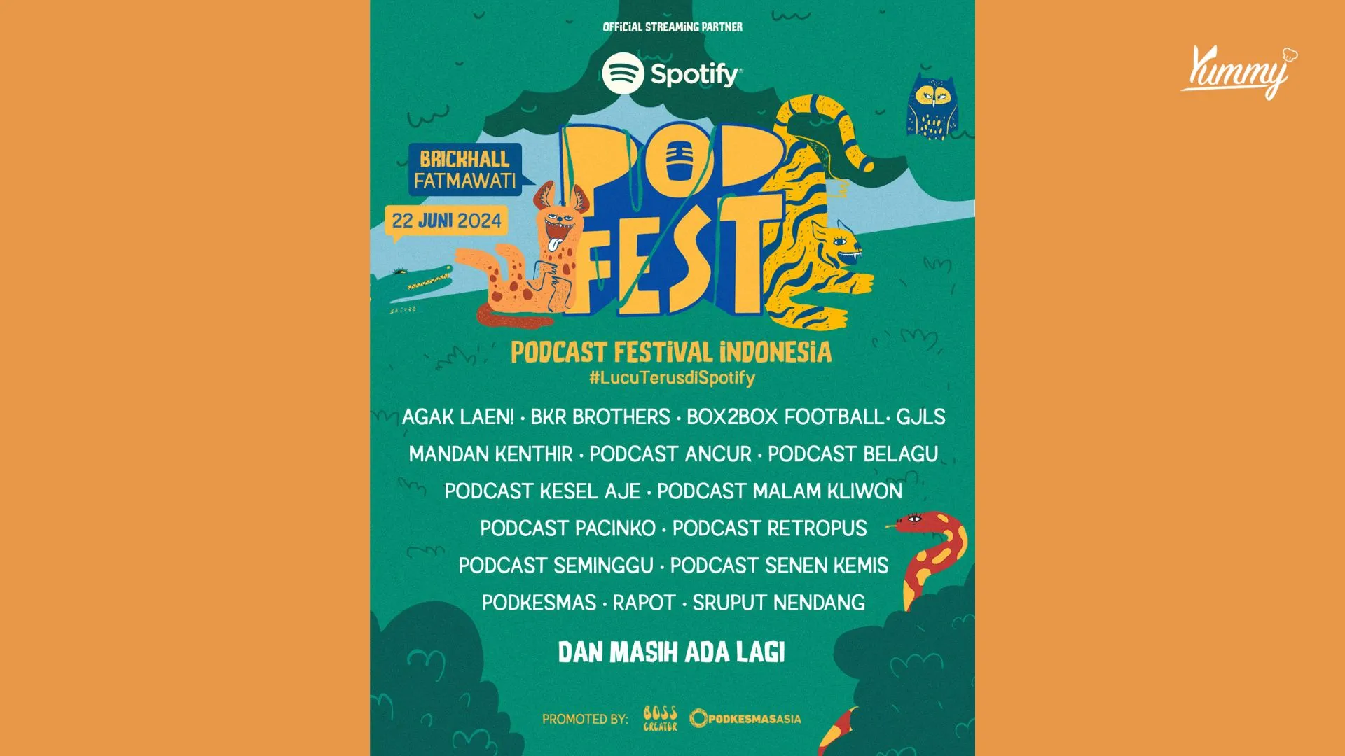 Line Up PODFEST 2024