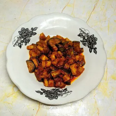 Terong kentang balado