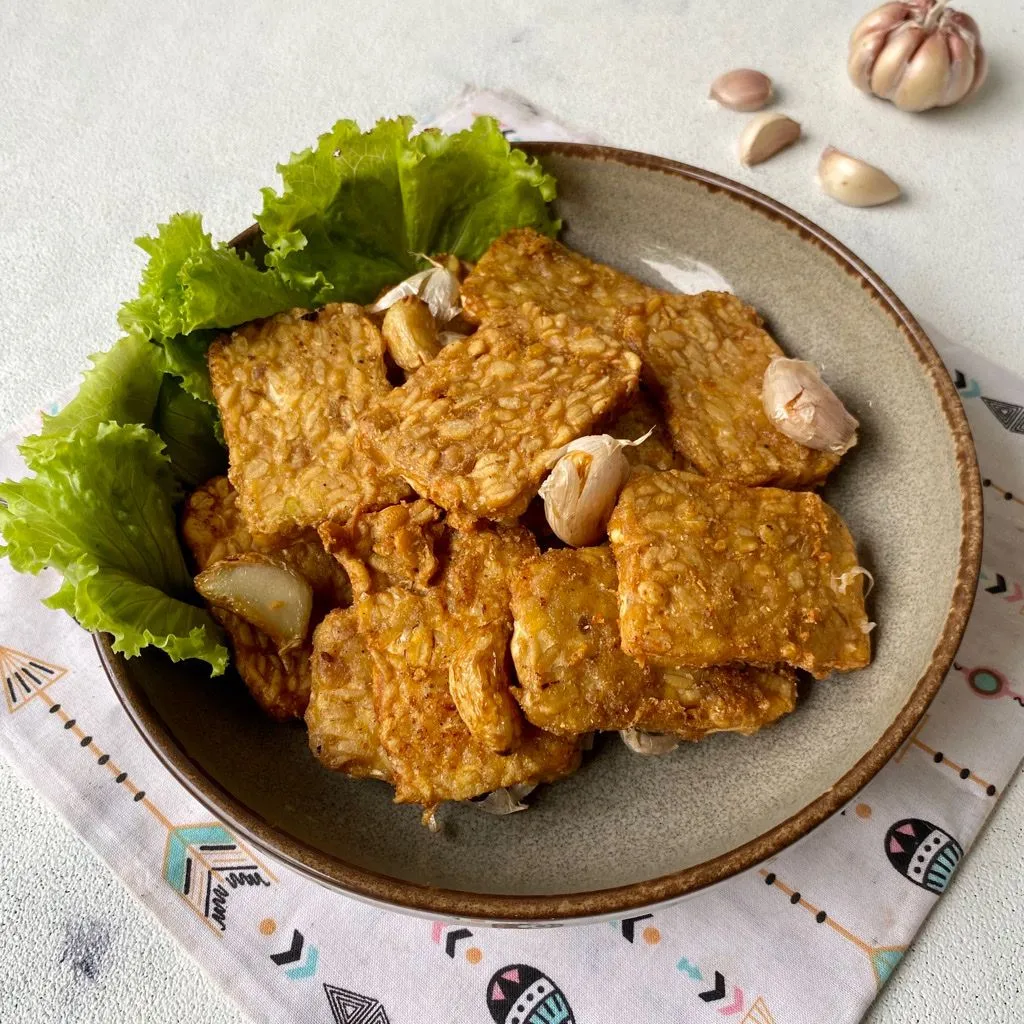 Tempe Goreng Bawang Putih