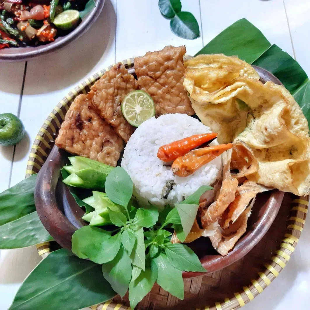 nasi bakepor khas kalimantan timur