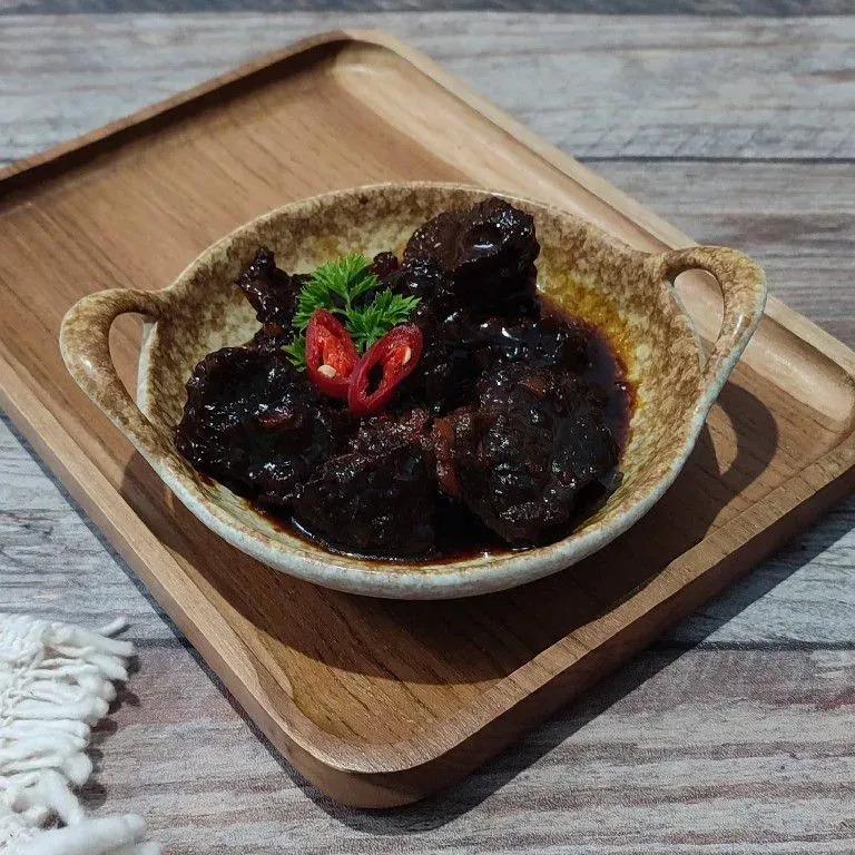 daging masak bumbu hangus khas kalimantan timur