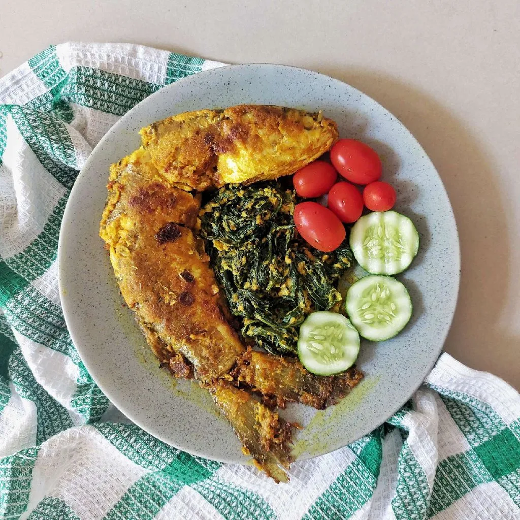 Ikan Belanak Bakar Santan