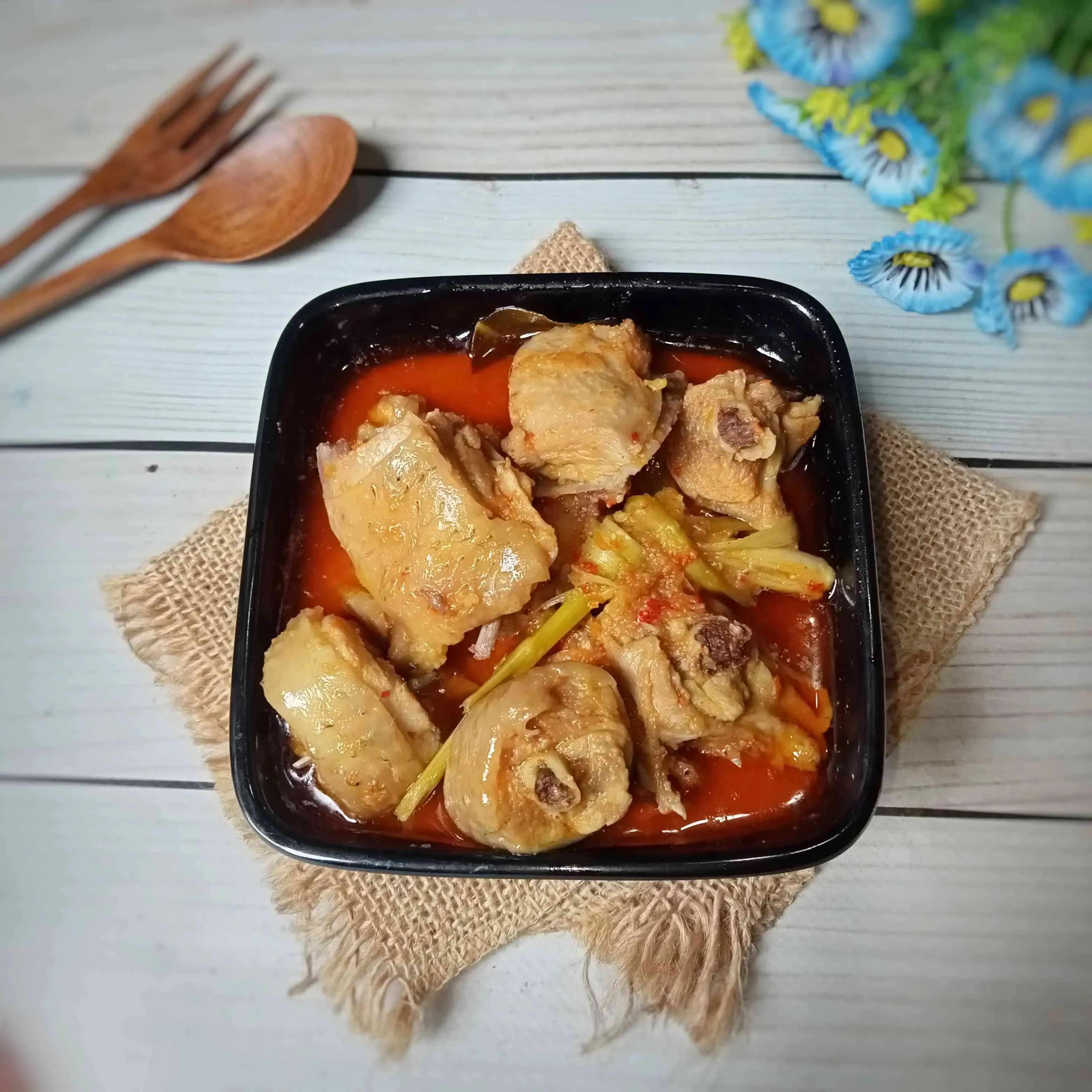 resep ayam kampung kuah pedas