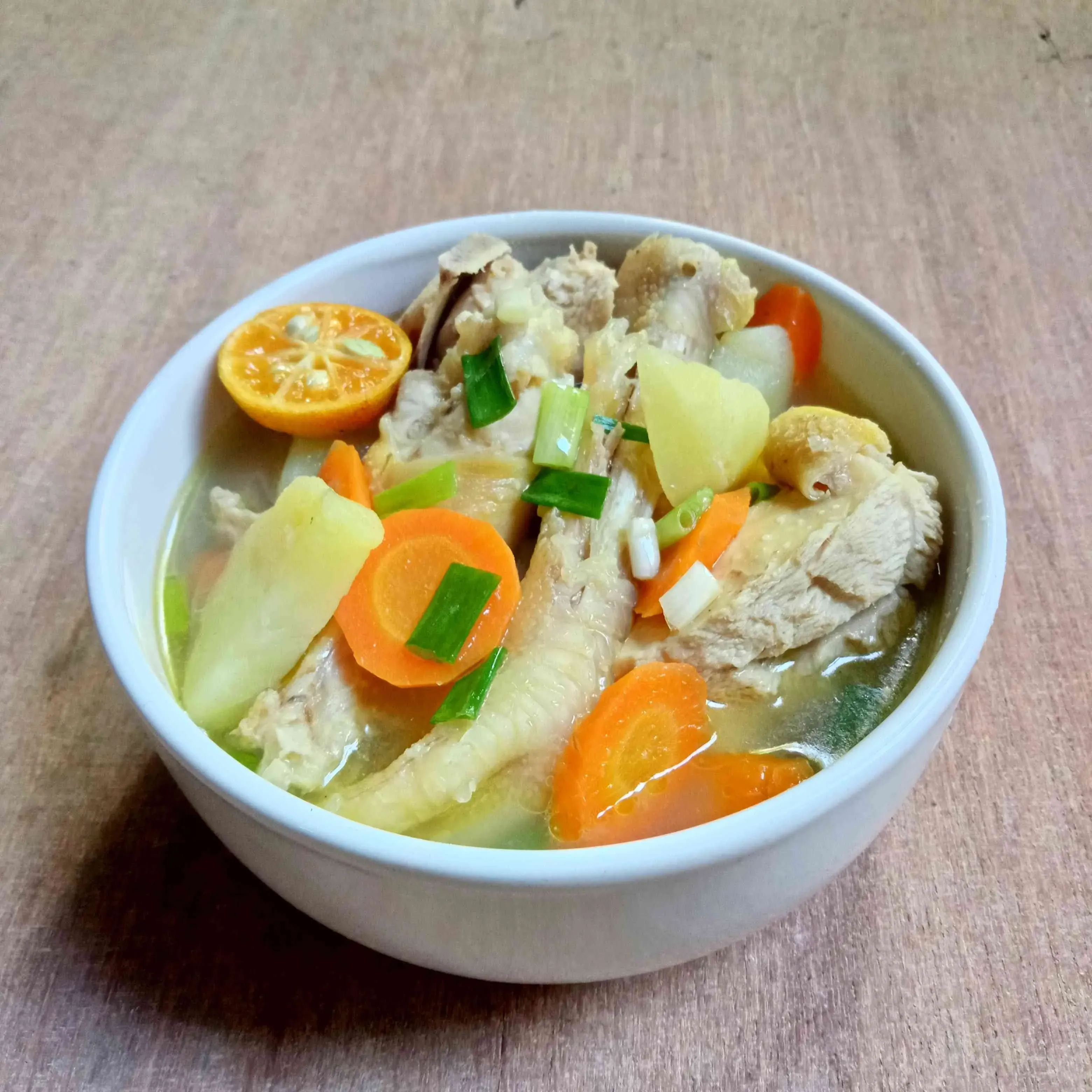 resep sop ayam kampung kuah bening