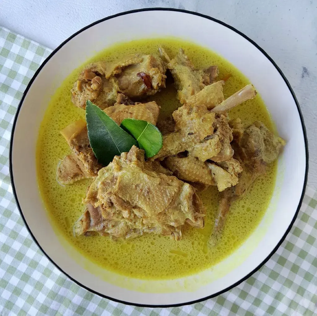 resep opor bebek kuning