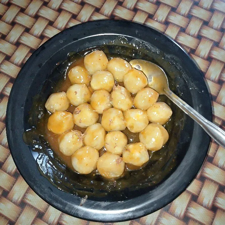 Cilok isi Telor Dadar