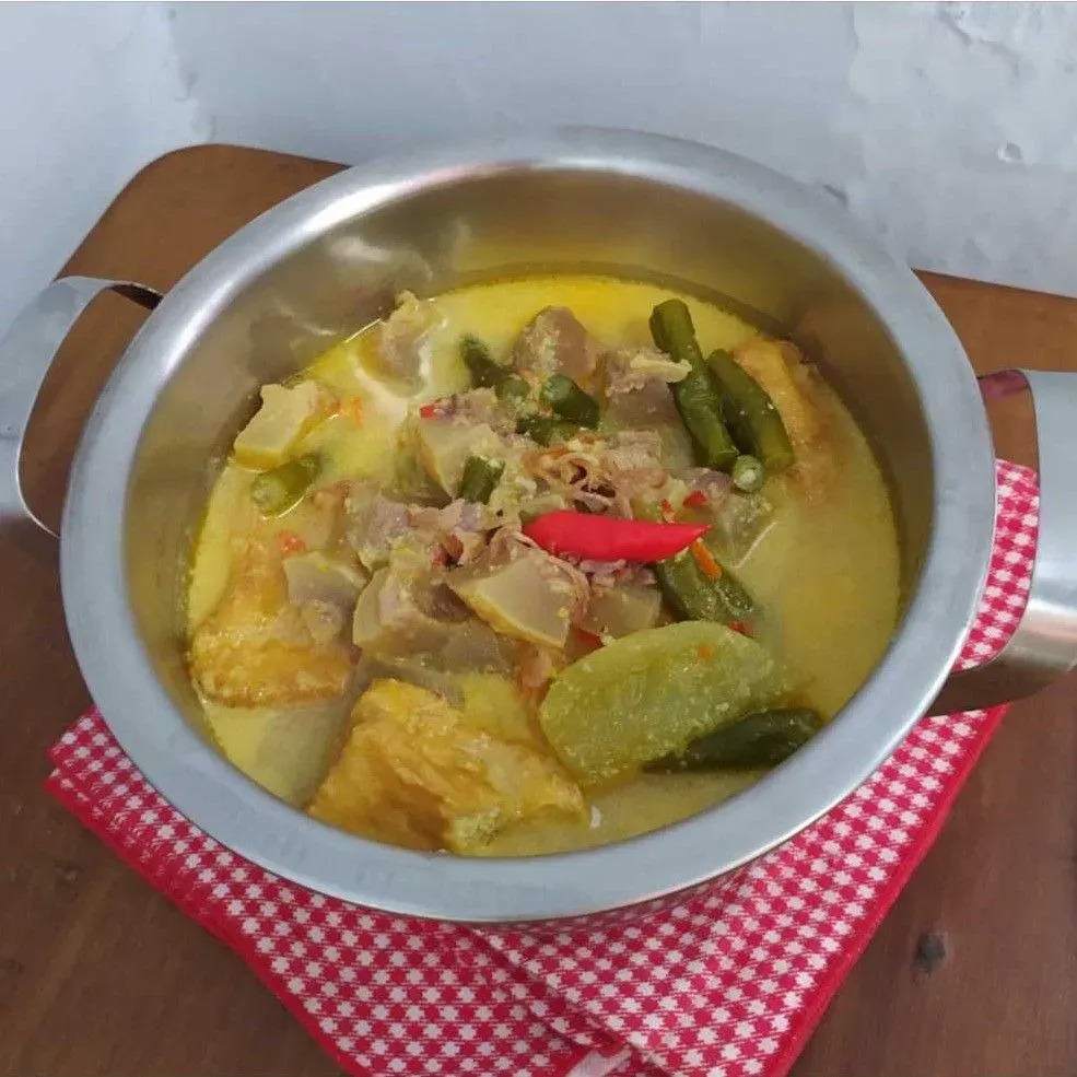 resep lodeh kikil sapi