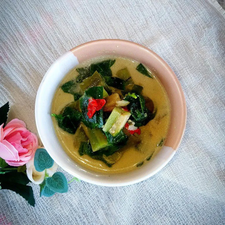 Sayur lodeh terong hijau