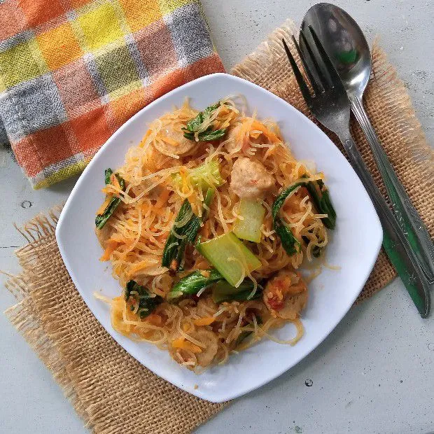 Bihun Bakso Bumbu Kemiri