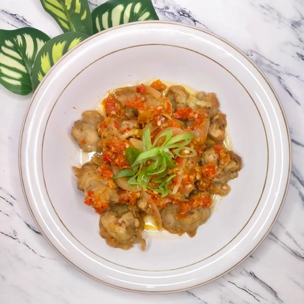 Kol Goreng Siram Pedas