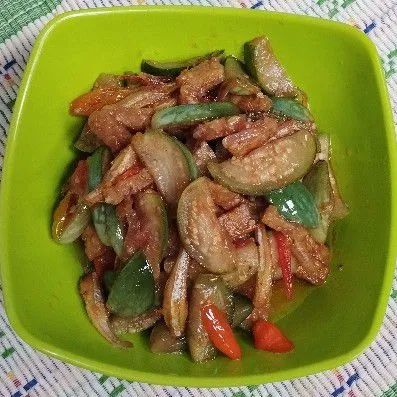 Tumis Terong Teri siap disajikan.