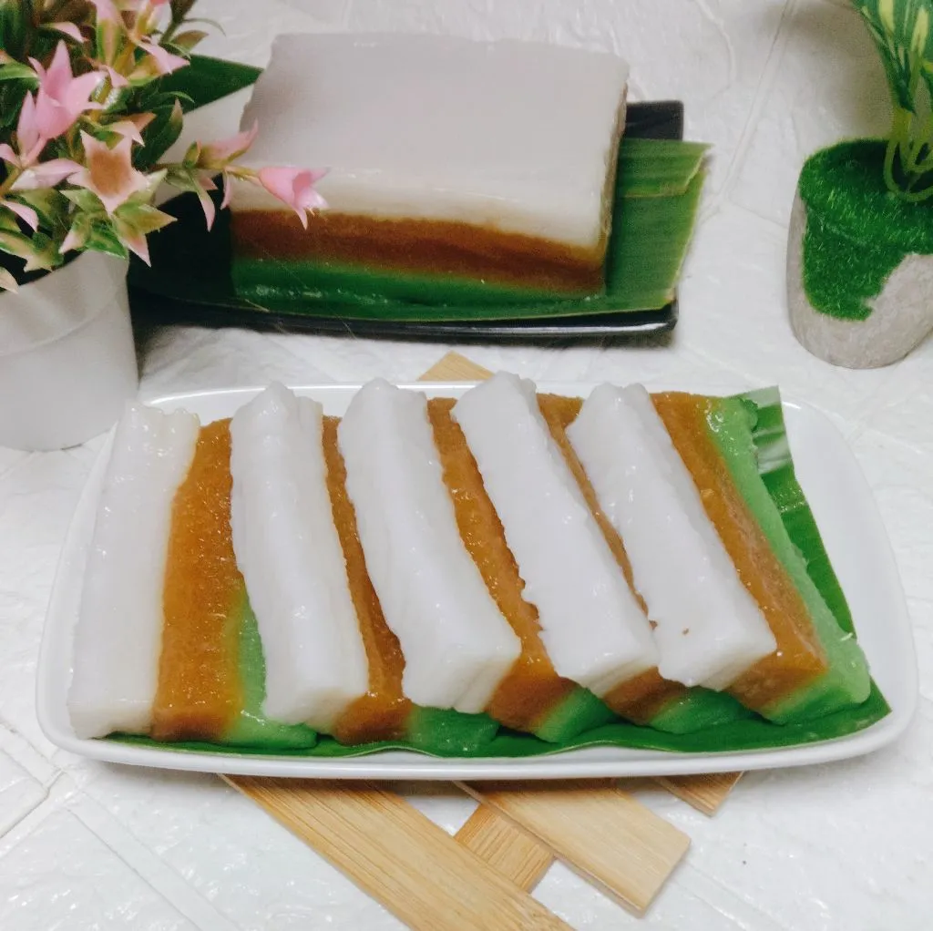 Kue Talam Ubi Gula Merah Pandan