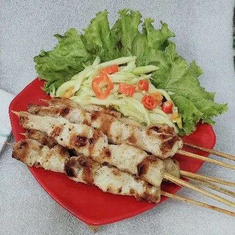 Sate Gurih Acar Mangga