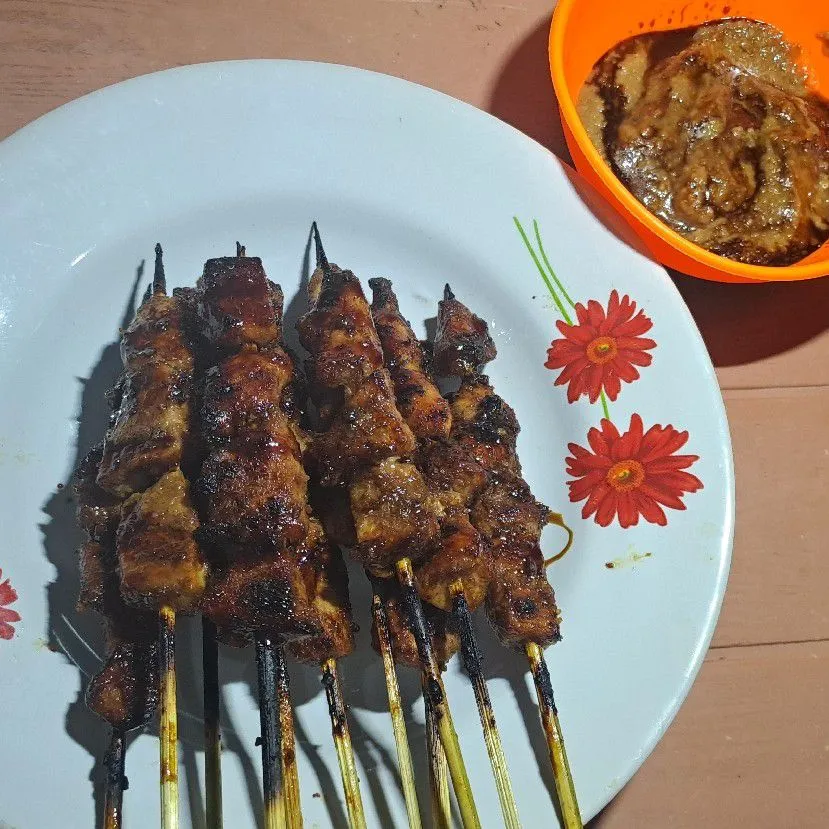 Sate Ayam Saus Kacang