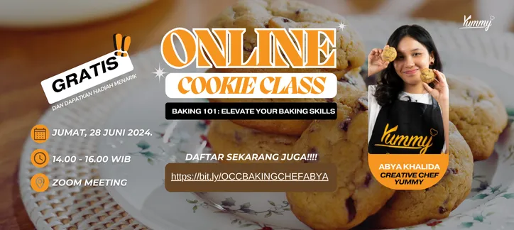 GRATIS! Daftar Online Cookie Class bareng Chef Abya