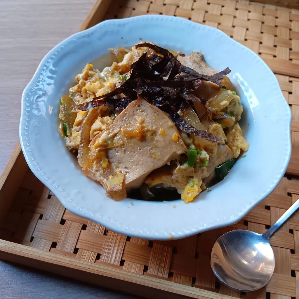 Egg Tofu Donburi