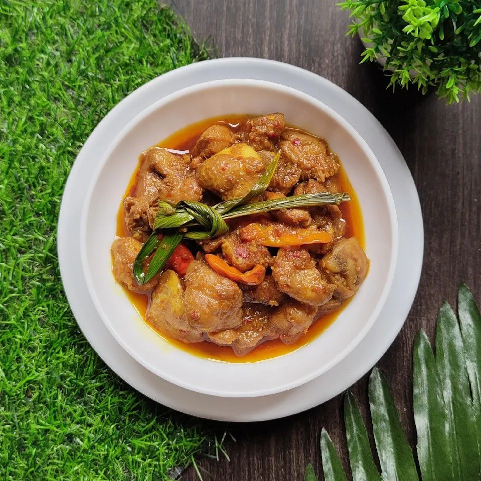 Brutu Ayam Masak Rica Pedas Manis