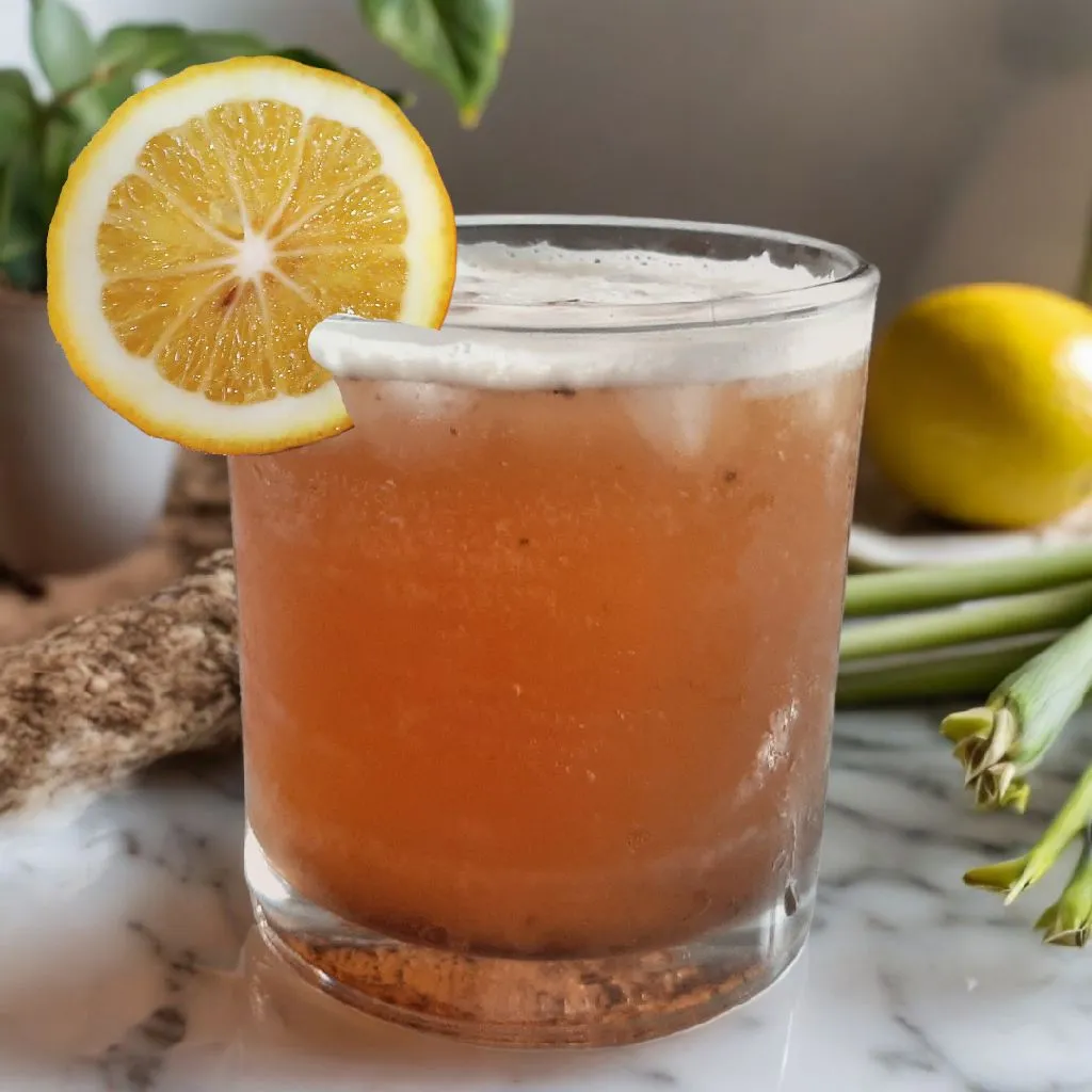 Earlgray lime&lemongrass tea shake