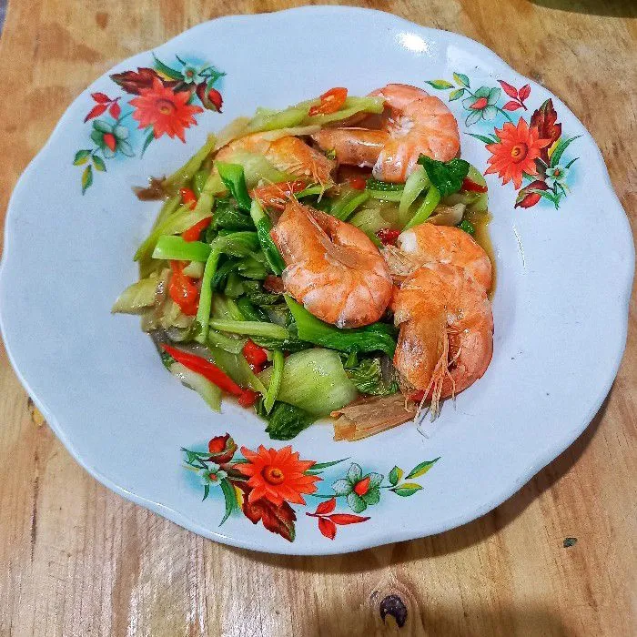 Tumis Pakcoy dan Udang