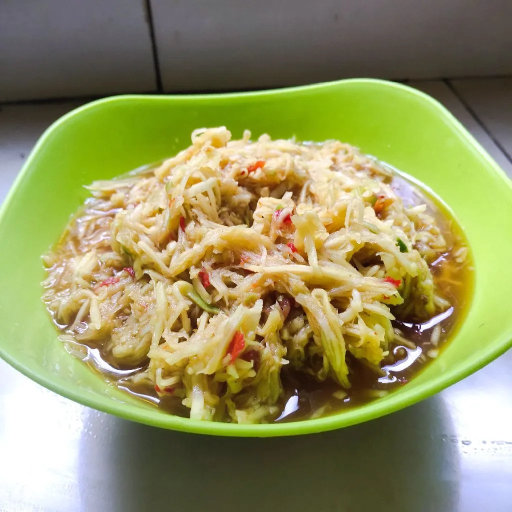 Rujak mangga serut