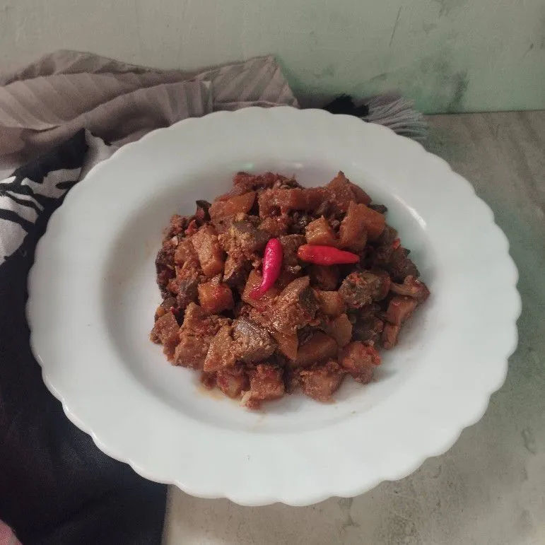 Sambal goreng Kentang Ati Ampela