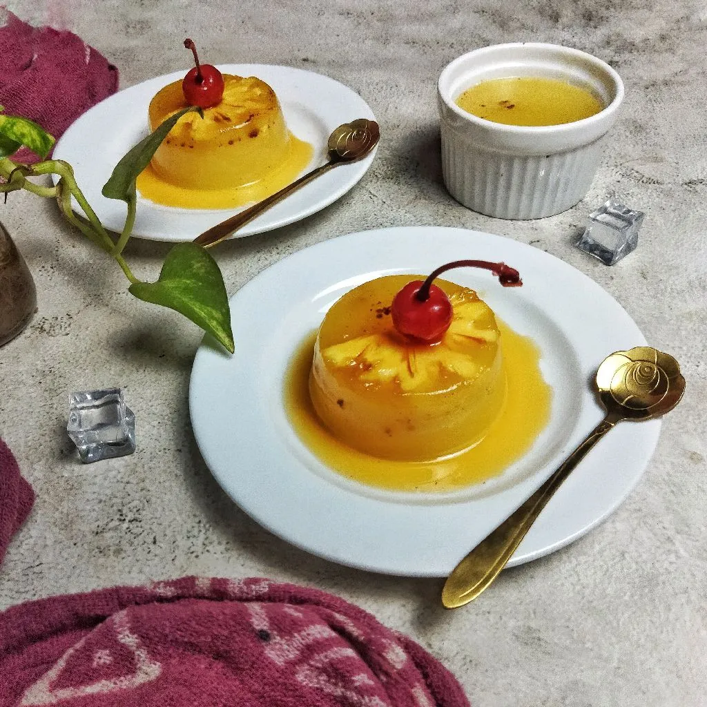 Upside Down Pineapple Puding