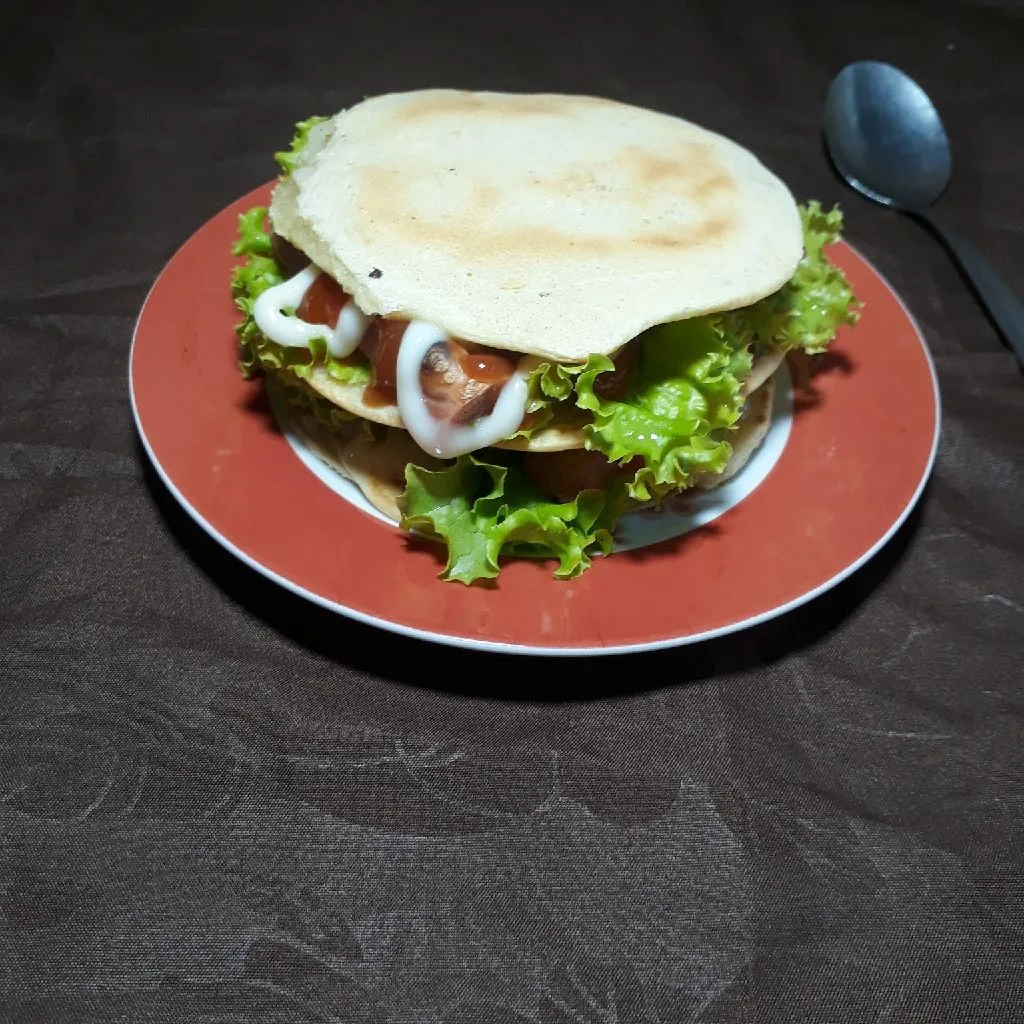 Pancake Burger Sosis