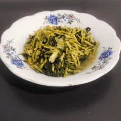 Tumis kangkung bunga pepaya