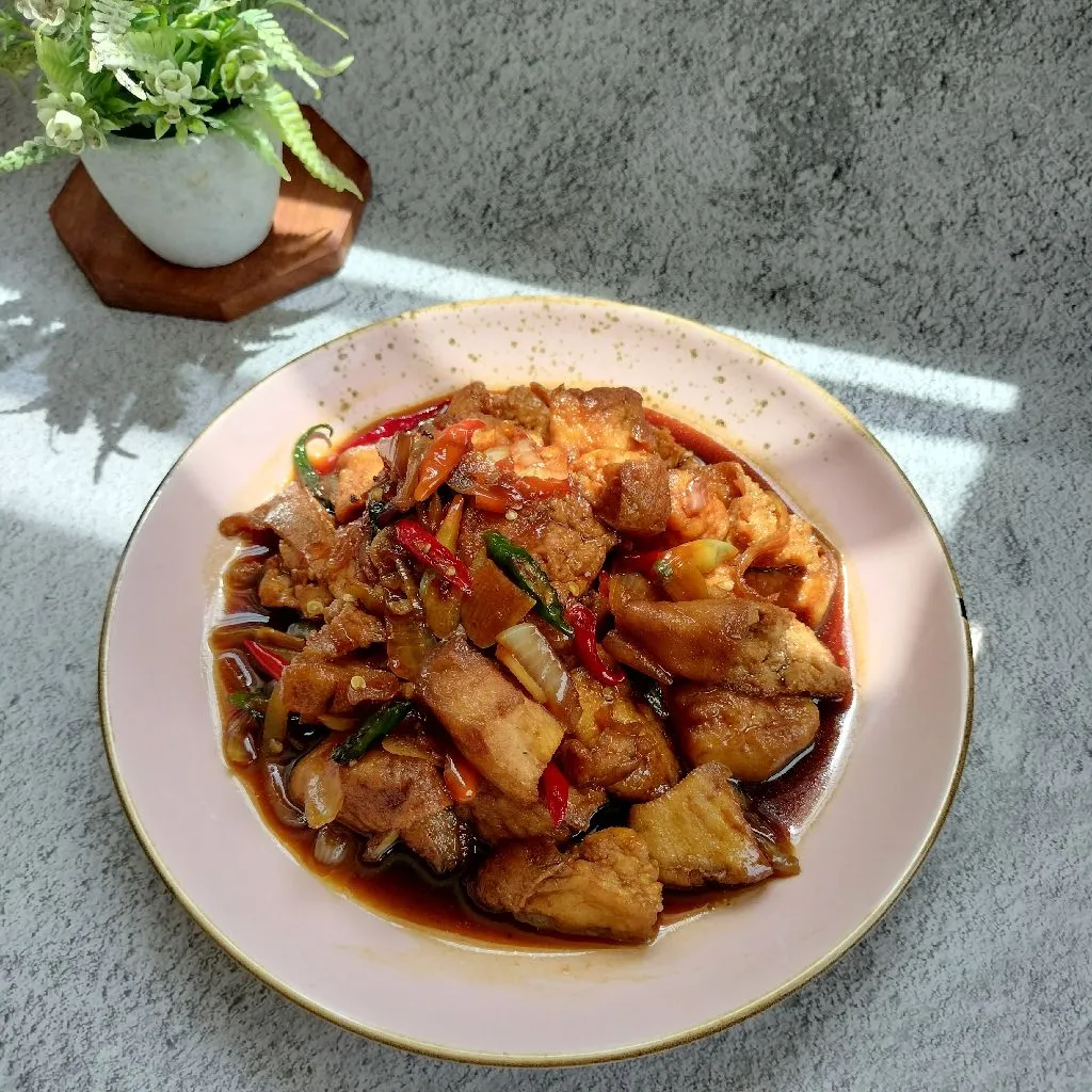 Tahu Kecap Lada Hitam