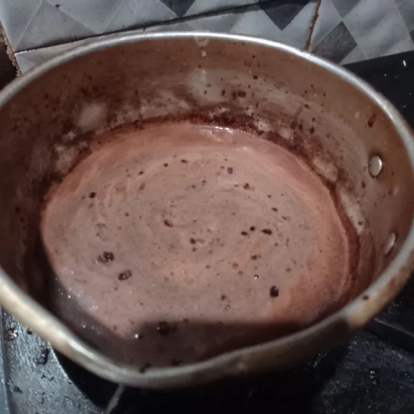 Masak sampai mendidih, matikan api